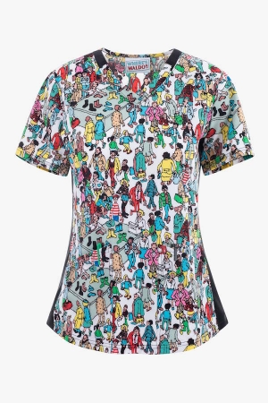 Топ жіночий Cherokee STRETCH "Where's Waldo?"